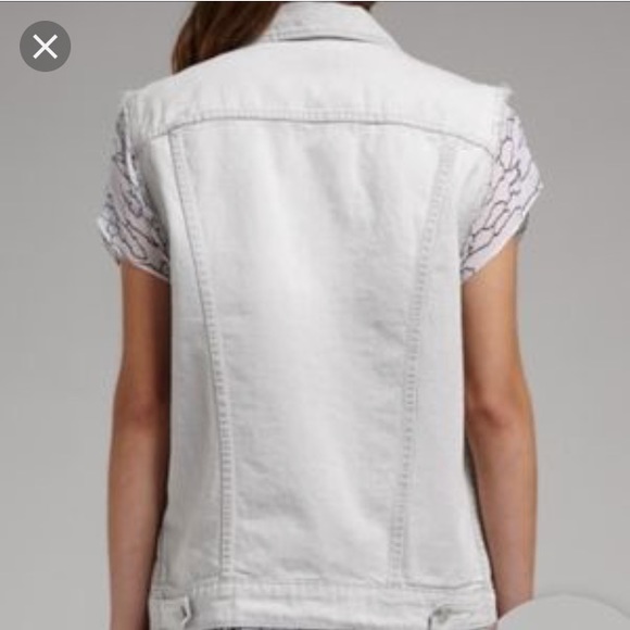 J BRAND Oversized Denim Rockaway Finn Vest - Picture 3 of 8
